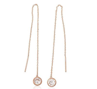 Chain Earrings A1201129AuRCZ