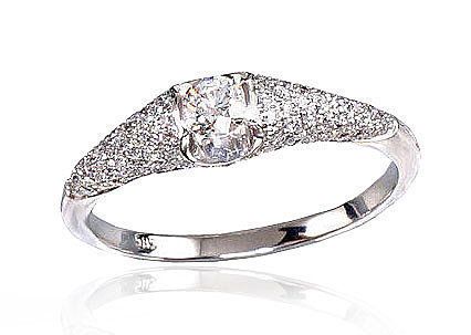 Gold Engagement Ring A1100119AuWDI