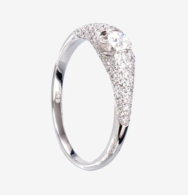 Gold Engagement Ring A1100119AuWDI