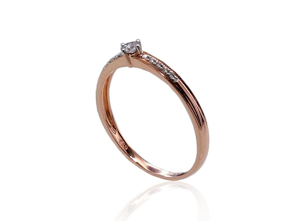 Gold Engagement Ring A1100409AuRPRhWDI