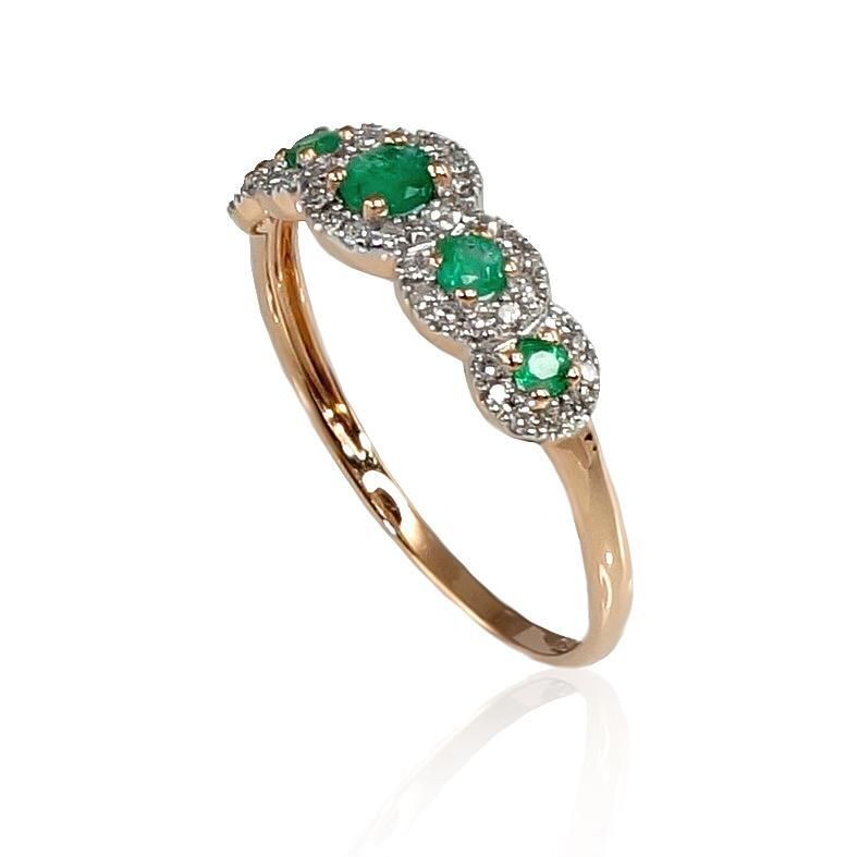 Diamond Ring A1100202AuRPRhWDIEM