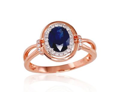 Mit Edelstein-Goldring A1100525AuRAuWDISA