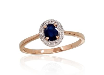 With Gemstone Gold Ring A1100662AuRPRhWDISA With Gemstone Gold Ring A1100662AuRPRhWDISA