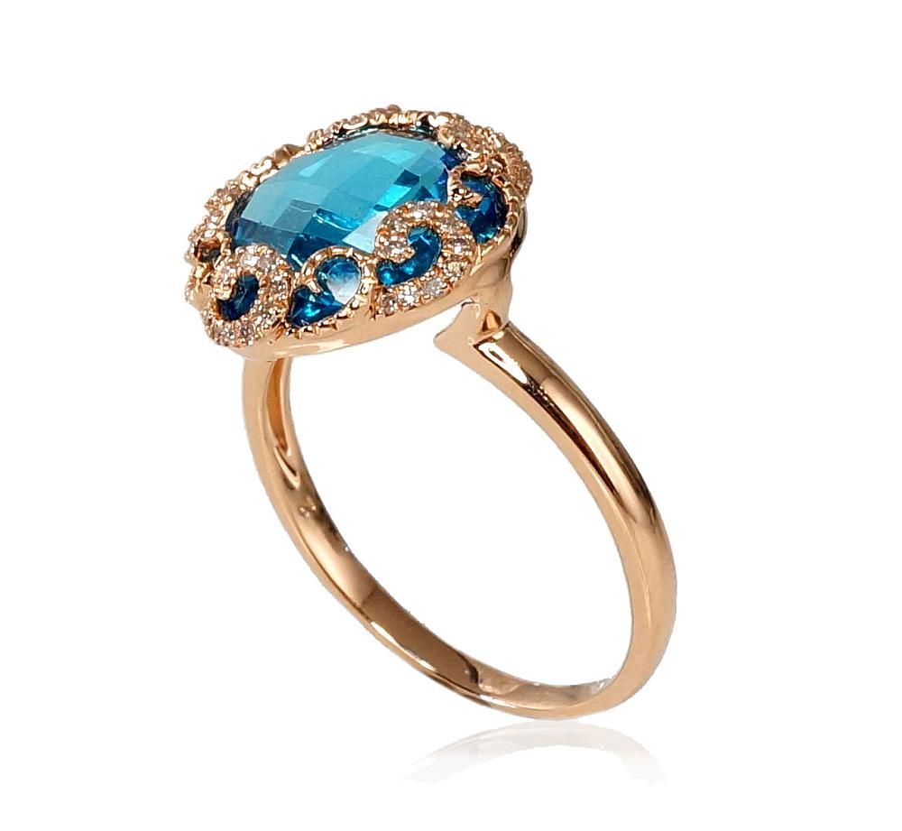 With Gemstone Gold Ring A1100093AuRDITZB