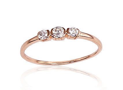 With Gemstone Gold Ring A1100160AuRDI