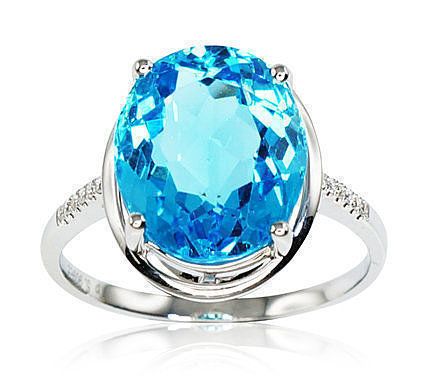 With Gemstone Gold Ring A1100164AuWDITZB