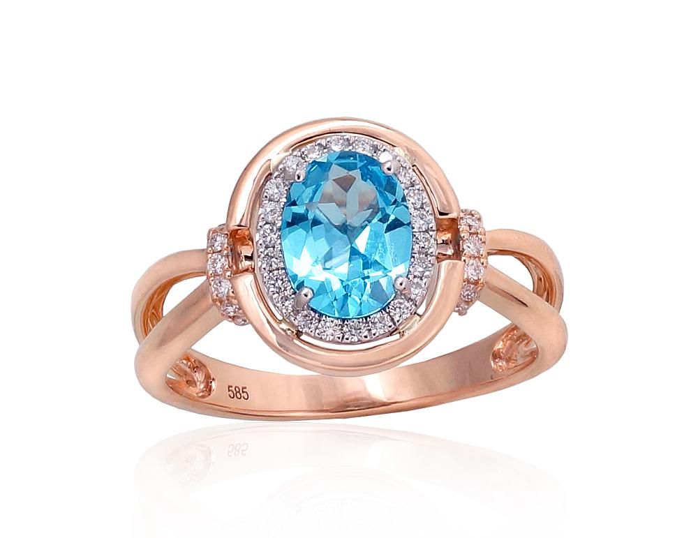 With Gemstone Gold Ring A1100525AuRAuWDITZB