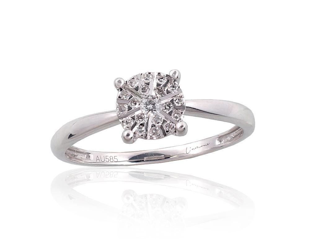 Charming Gold Ring for women A1101025AuWDI