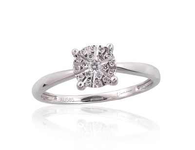 Charming Gold Ring for women A1101025AuWDI