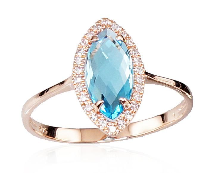 With Gemstone Gold Ring A1100124AuRDITZLB