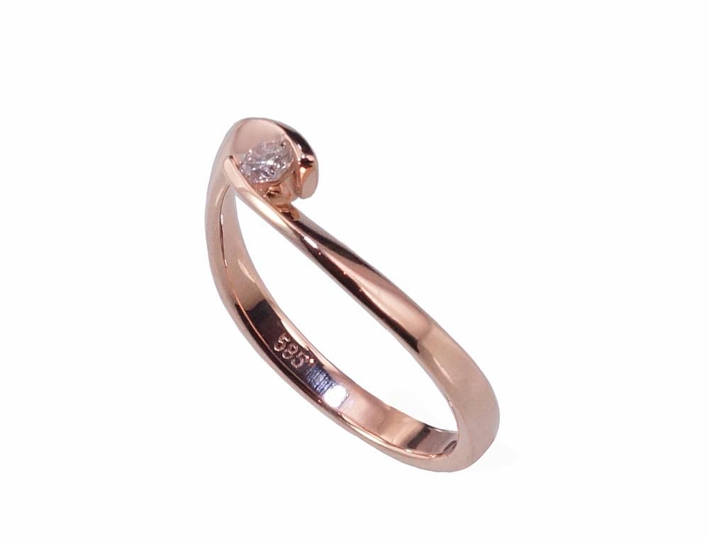 Gold Engagement Ring A1100381AuRDI