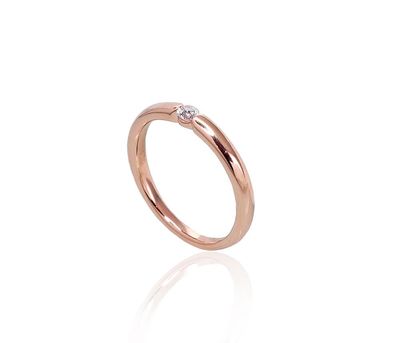 Mit Edelsteinen, für Damen, mit Öse, Diamant, Metall Gold, 585, Modell 1100556(Au-R)_…