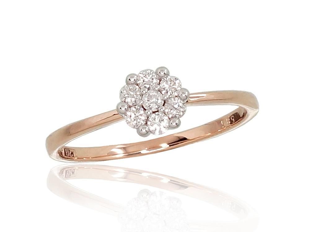 With Gemstone Gold Ring A1100692AuRPRhWDI