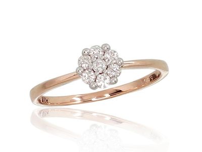 With Gemstone Gold Ring A1100692AuRPRhWDI