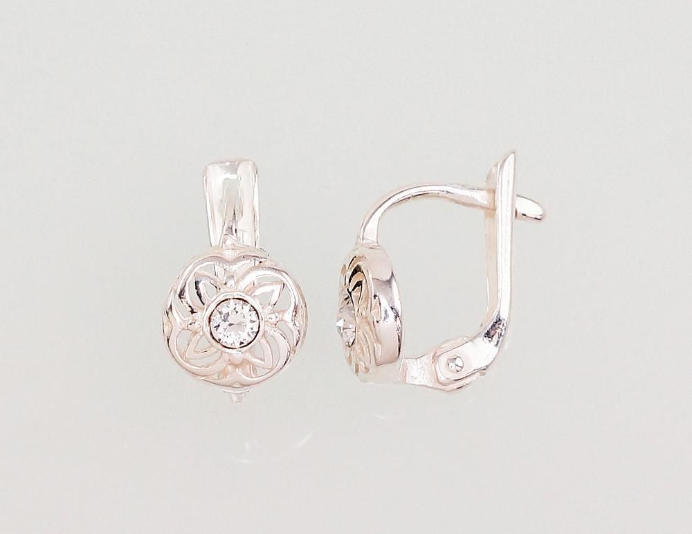 Silver earrings with Lever backs A2202806SV