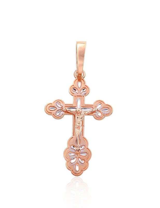 Pendant cross A1300076AuRPRhW