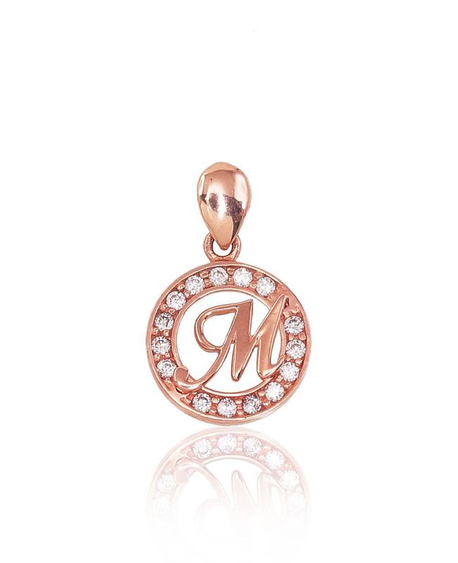 Pendant letter M A1300134AuRCZ