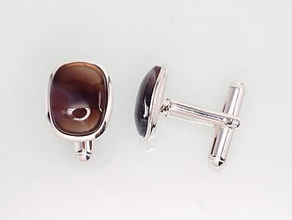Cufflinks with agate eye - For a real man, model A2940035AG