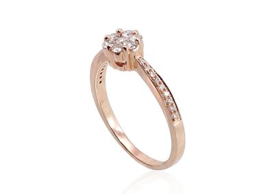 Mit Edelsteinen, für Damen, mit Öse, Diamant, Metall Gold, 585, Modell 1100204(Au-R)_…