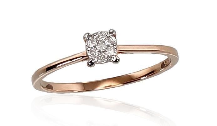 With Gemstone Ring A1100288AuRPRhWDI