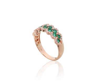 With Emerald Eyes Ring A1101146AuRDIEM