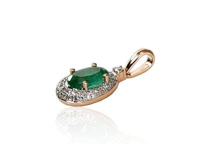 Gemstone pendant A1300264AuRPRhWDIEM