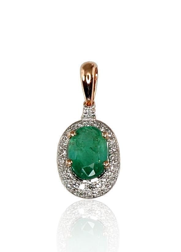 Gemstone pendant A1300264AuRPRhWDIEM