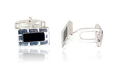 Shirt cufflinks, silver A2940031MLBK