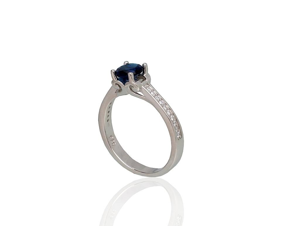 Silver Ring A2101795PRhGrCZCZB