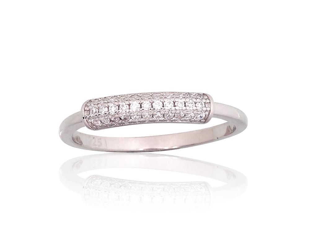 Silver Ring A2101805PRhGrCZ