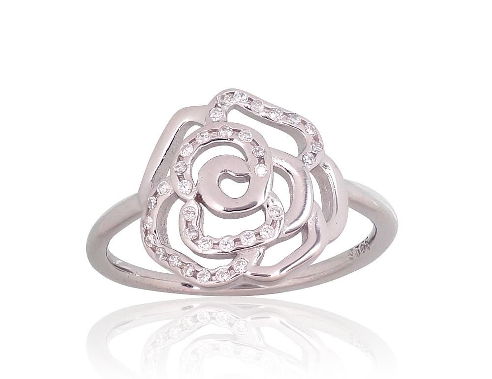 Silver Ring A2101823PRhGrCZ