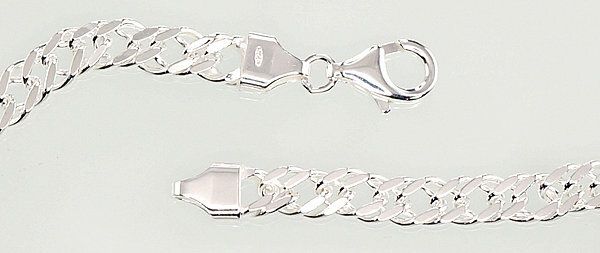 Men's Silver Chain Diamond, Thickness: 5.5mm