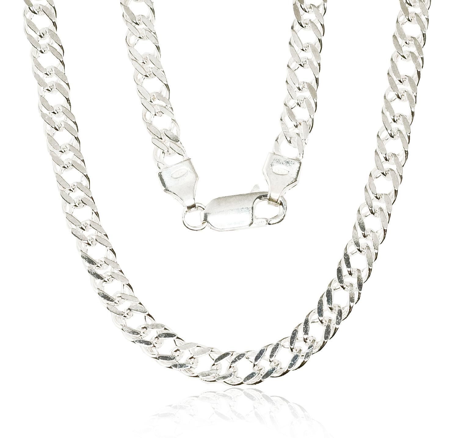 Men's Silver Chain Diamond, Thickness: 5.5mm