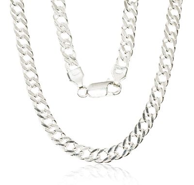 Men's Silver Chain Diamond, Thickness: 5.5mm
