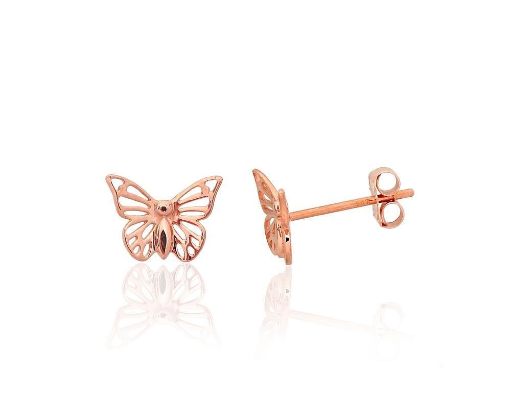 Butterflies Gold Earrings A1201564AuR