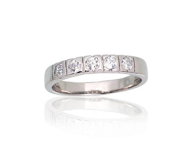 Silver Ring A2101804PRhGrCZ