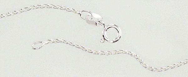 Silver chain: Spiga, Chain thickness: 1.1 mm A2400074