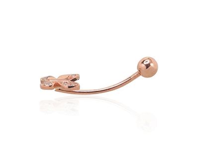 Gold Navel Piercing A1930063AuRCZ