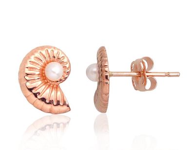 Gold Earrings with Pearl A1201401AuRPE
