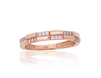 Gold Ring A1101160AuRPRhWCZ