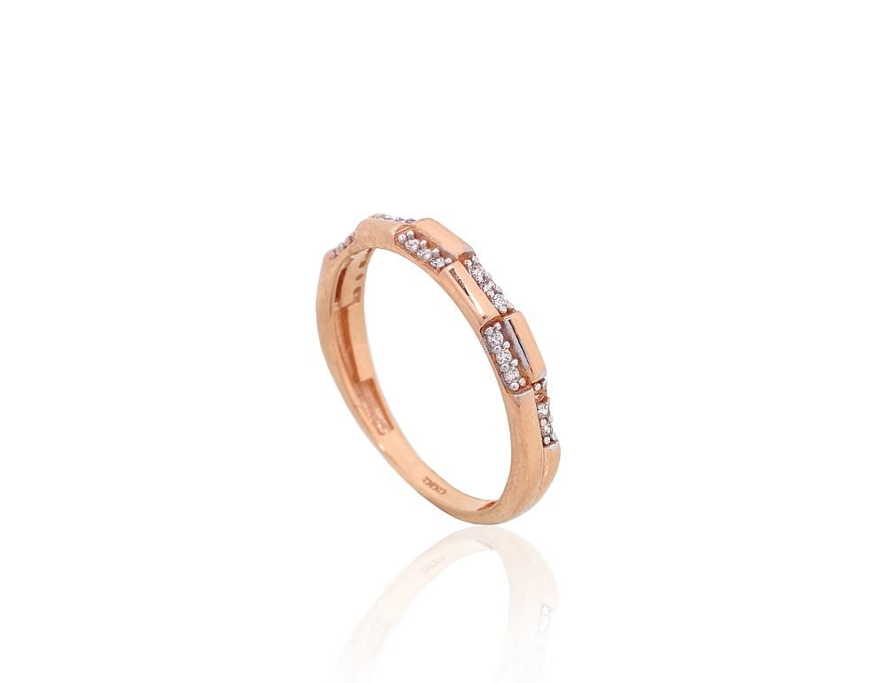 Gold Ring A1101160AuRPRhWCZ