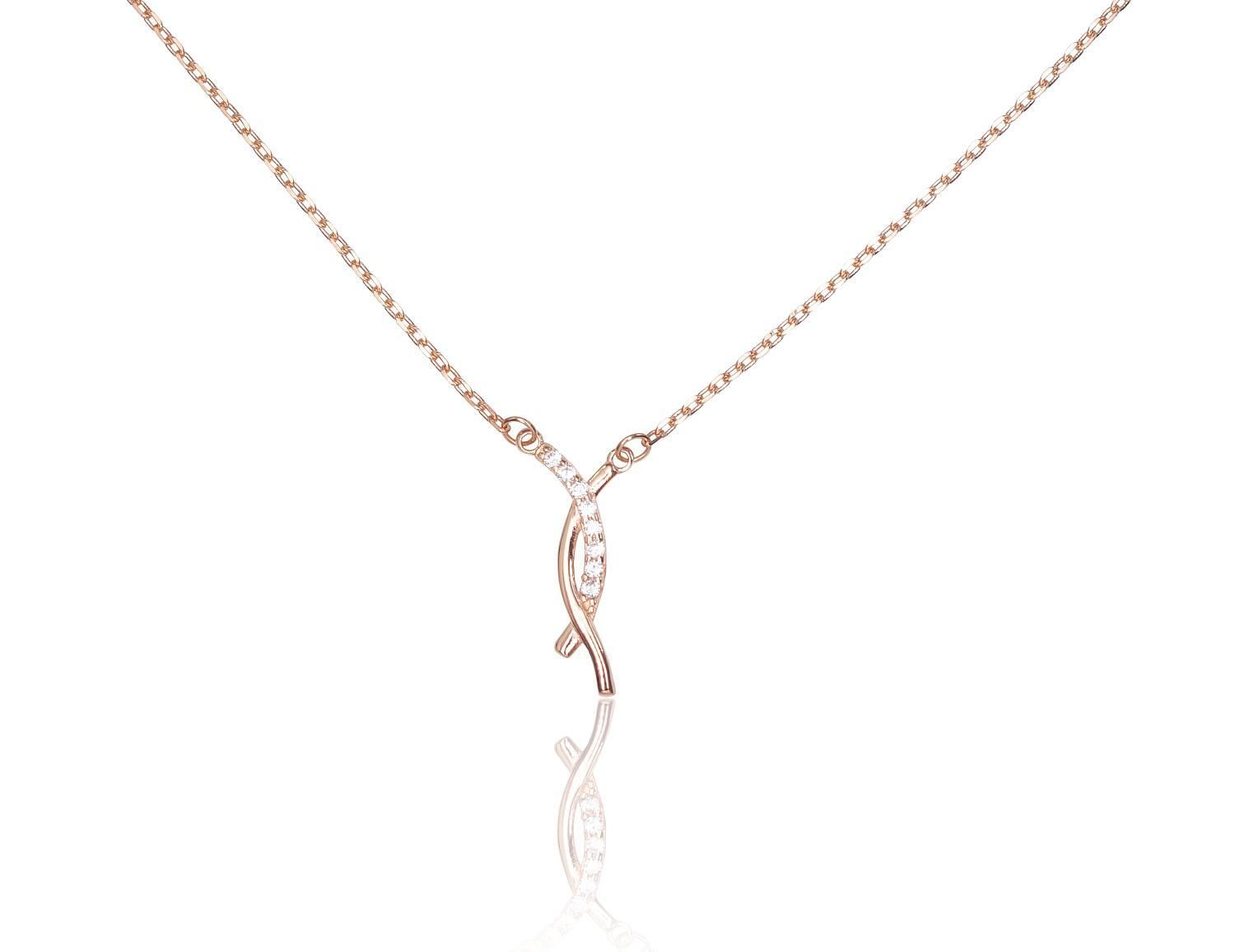 Necklace - necklace Adjustable length A1500054AuRCZ