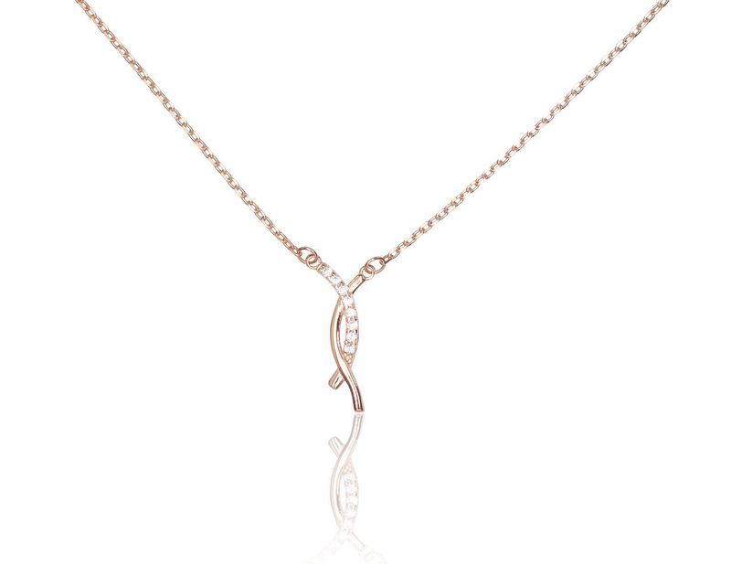 Necklace - necklace Adjustable length A1500054AuRCZ