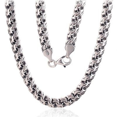 Silver Chain Bismark 6 mm A2400003POxBk