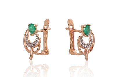 Earrings with Lever backs A1200806AuRPRhWDIEM