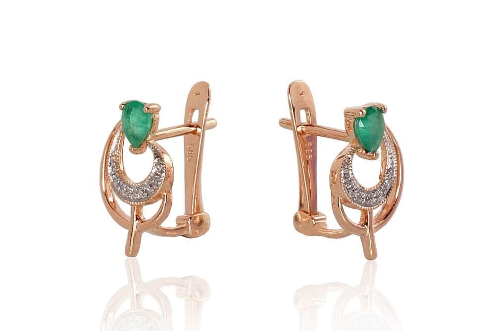 Earrings with Lever backs A1200806AuRPRhWDIEM