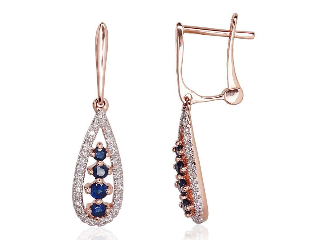 Earrings with Lever backs A1200385AuRPRhWDISA