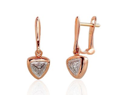 Earrings with Lever backs A1200798AuRPRhWDI