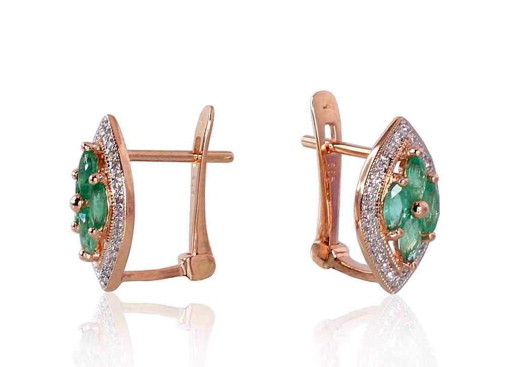 Earrings with Lever backs A1200250AuRPRhWDIEM