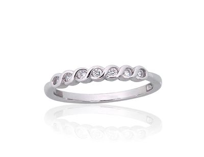 Silver Ring A2101848PRhGrCZ Silver Ring A2101848PRhGrCZ